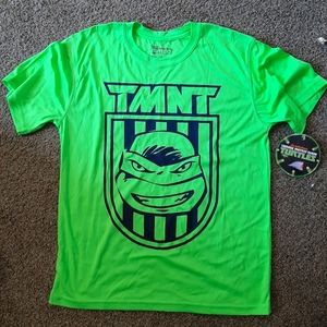 NEW TMNT Teenage Mutant Ninja Turtles Boys XL Sports T-Shirt